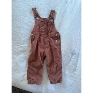 Hanna Andersson Overalls Unisex Toddler 18-24 Months Dusty Rose Orange